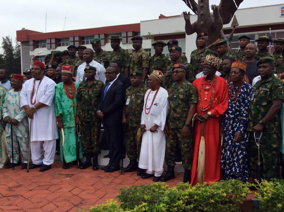 Members of the Nigerian Army, some participants at the summit