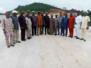 Members of Ebonyi Elders Council at Edda Flyover 