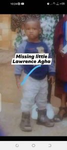 Missing Little Lawrence Agha